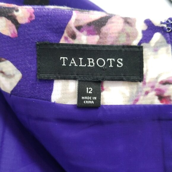 Talbots Floral Pencil Skirt 12 - Picture 7 of 8